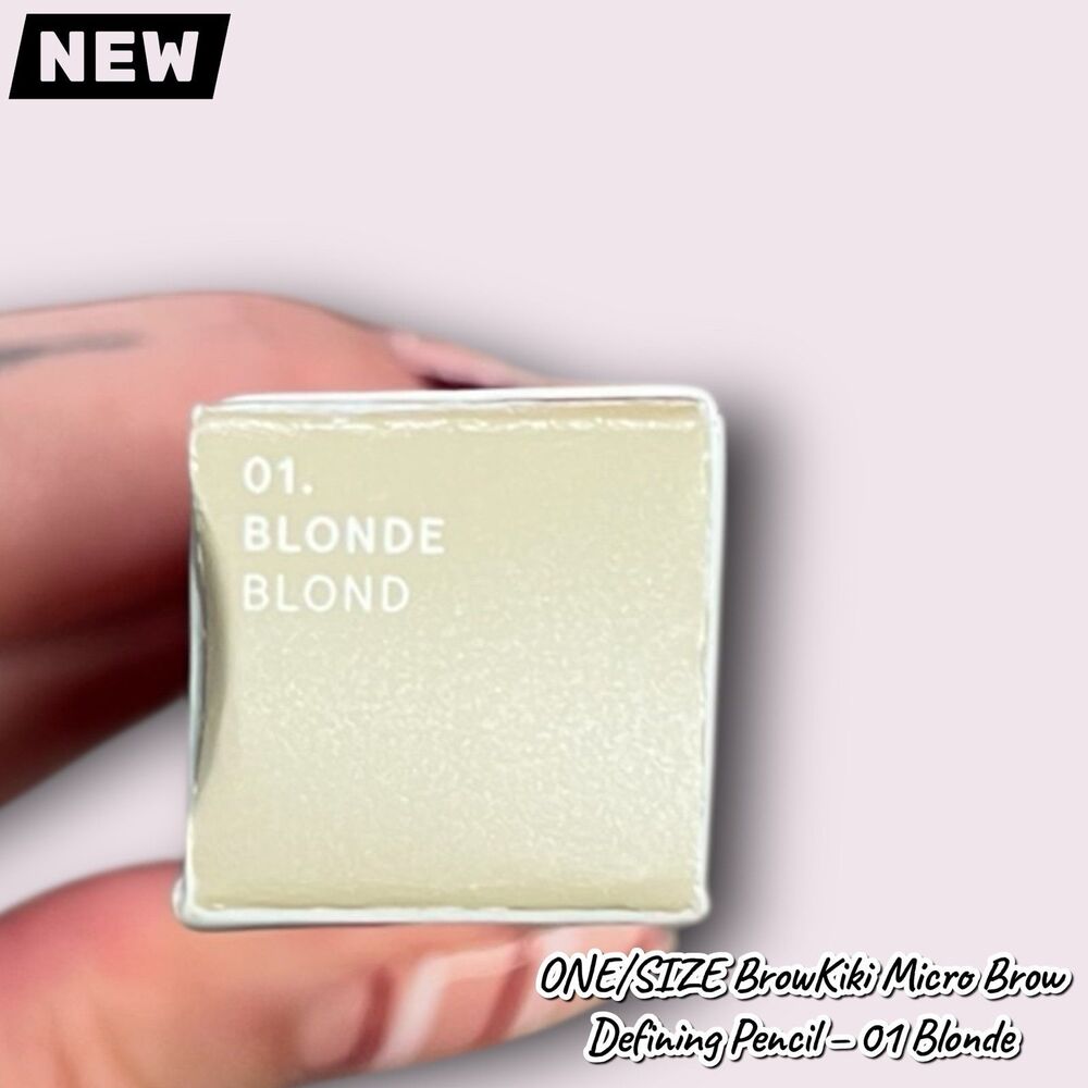 NEW NWT ONE/SIZE BrowKiki Micro Brow Defining Pencil – 01 Blonde - Picture 2 of 8